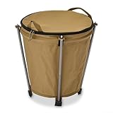 Légère et pliable : cette poubelle de camping est légère et se replie facilement, ce qui en fait un accessoire essentiel pour tout événement en plein air ou barbecue.