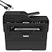 Brother MFC-L2750DW All-in-One Wireless Monochrome Laser Printer for Home Office - Print Copy Scan Fax - 2.7" Touchscreen LCD, Auto Duplex Print, Speed Up to 36 ppm, 50-Sheet ADF, BROAGE Print Cable