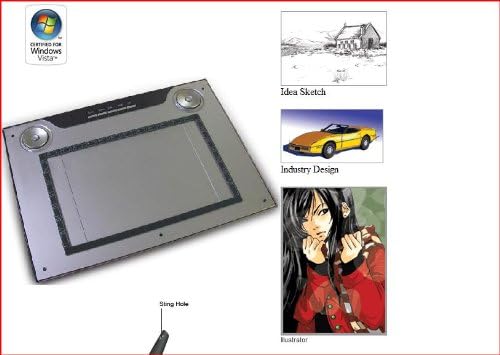10.6-Inch Black Graphic Tablet for Drawing, Designing, and Animation - Windows, macOS