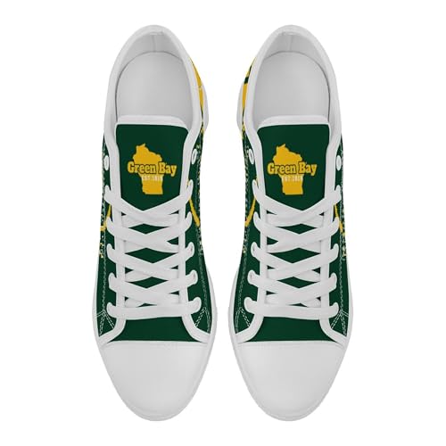 Custom Canvas Shoe,Personalized Custom Canvas Sneakers,Football Style Casual Shoes,Casual Sneakers Lace up Shoes for Women Men Fans Gift3