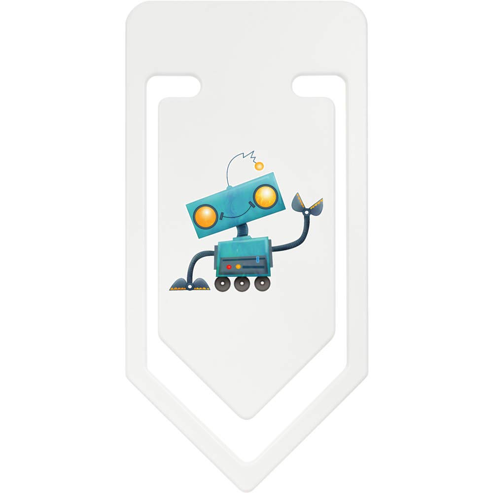 141mm 'Cute Robot' Giant Plastic Paper Clip (CC00044076)