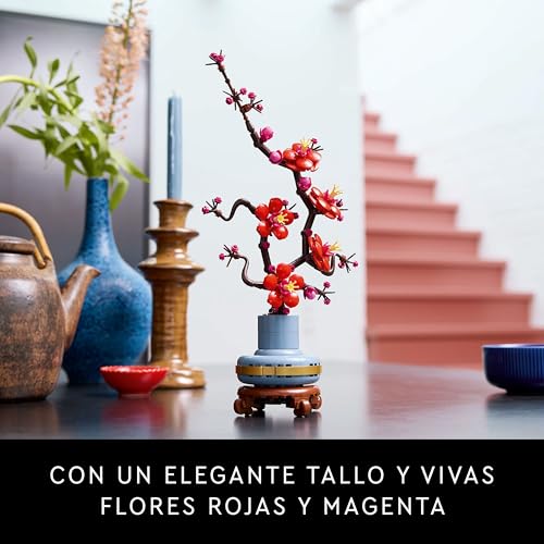 Miniatura 3 de LEGO Botanicals Flor de Ciruelo Adorno Floral - Flores Artificiales - Decoración del Salón y el Hogar - Maqueta para Construir para Adultos Mujeres y Hombres 10369