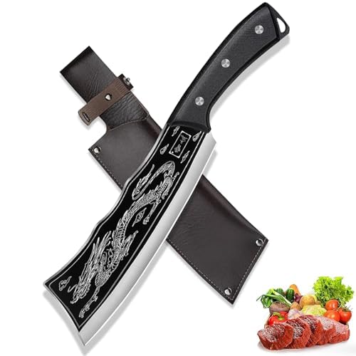̎łbXL Handmade Dragon Slaying Knife YfXeX ؂ ؕ Lb`iCt XL bH ϋv VRؕ gՂ 剮p ƒp ? (4mm)