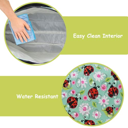 Image of NGIL Medium Top Zipper Closure Canvas Tote Bag with Attached Matching Coin Purse For Moms and Nurses