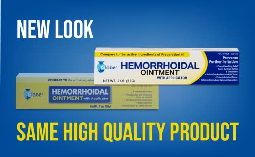 Hemorrhoidal Ointment W/Applicator, Phenylephrine Hcl, Petrolatum, Mineral Oil, Relief From Burning, Itching And Discomfort Of Hemorrhoids, 2 Ounce Tube #TOP3