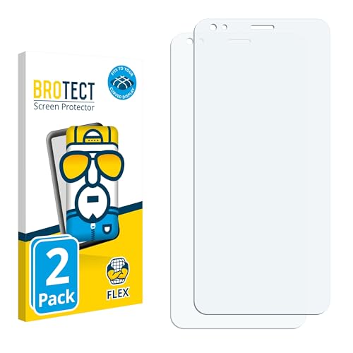 BROTECT Protector Pantalla Completa para ZTE Blade V9 (2 Unidades) 3D Curvo