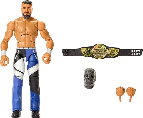 Mattel WWE Elite Action Figure & Accessories, Series #122 Set, 6-inch Collectible Andrade with 25 Articulation Points & Swappable Hands