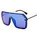 Produktbild Buchstabe F Sonnenbrille Damen One Piece Sonnenbrille Uv400 Großer Rahmen Street Schnapsgläser K.