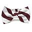Burgundy and White