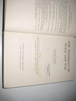 Hardcover Raw Materials in Peace and War Book