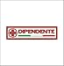 MAREL Patch Croce Rossa Italiana DIPENDENTE cm 12 x 3 Toppa con Vel Cro Ricamo -634