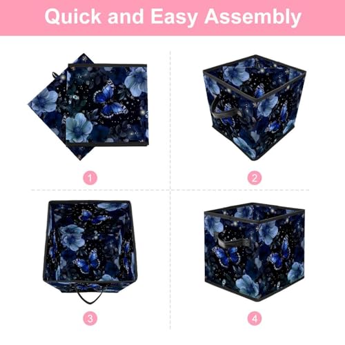 Panier de rangement papillon pour organiser le dressing de la chambre