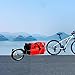 Aosekaa Lightweight Bicycle Cargo Trailer for Easy Traveling