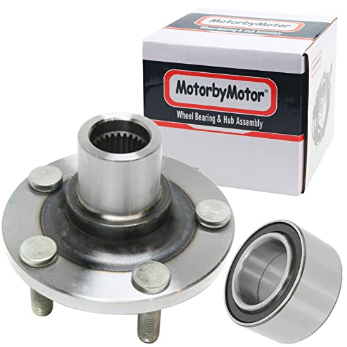 MotorbyMotor 930-501 Front Wheel Bearing and Hub Assembly with 5 Lugs Fits for Subaru Baja Forester Impreza Legacy Outback Wheel Hub Assembly 517008