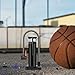 CAQYPVH Bike Floor Pump Portable Inflator Pump for Bikes Swimming Rings Motorcycles, Black