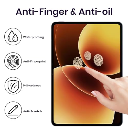 Image of Czartech Tempered Glass Screen Protector for Xiaomi Pad 8 /8 Pro, Mi Pad 7 /7 Pro (11.2 inch inch) Tablet | Bubble Free, Smooth Pen Experience