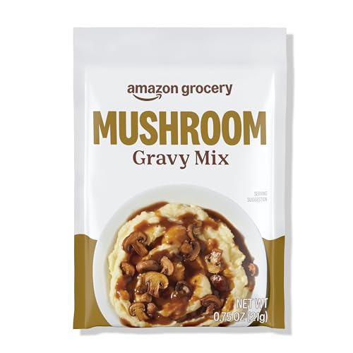 Amazon Brand - Happy Belly Mushroom Gravy Mix, 0.75 ounce (Pack of 1)