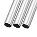 METALLIXITY 6063 Aluminum Tube (27mm OD x 25mm ID x 300mm L) 3Pcs, Aluminum Round Tubing - for Home Furnishing, Machinery, DIY Handicraft