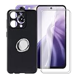 YQINHHME Hülle für Oukitel C69 (7.20 Zoll) mit 2 Stück + Gehärtetem Glasfolie + 360° Rotating...