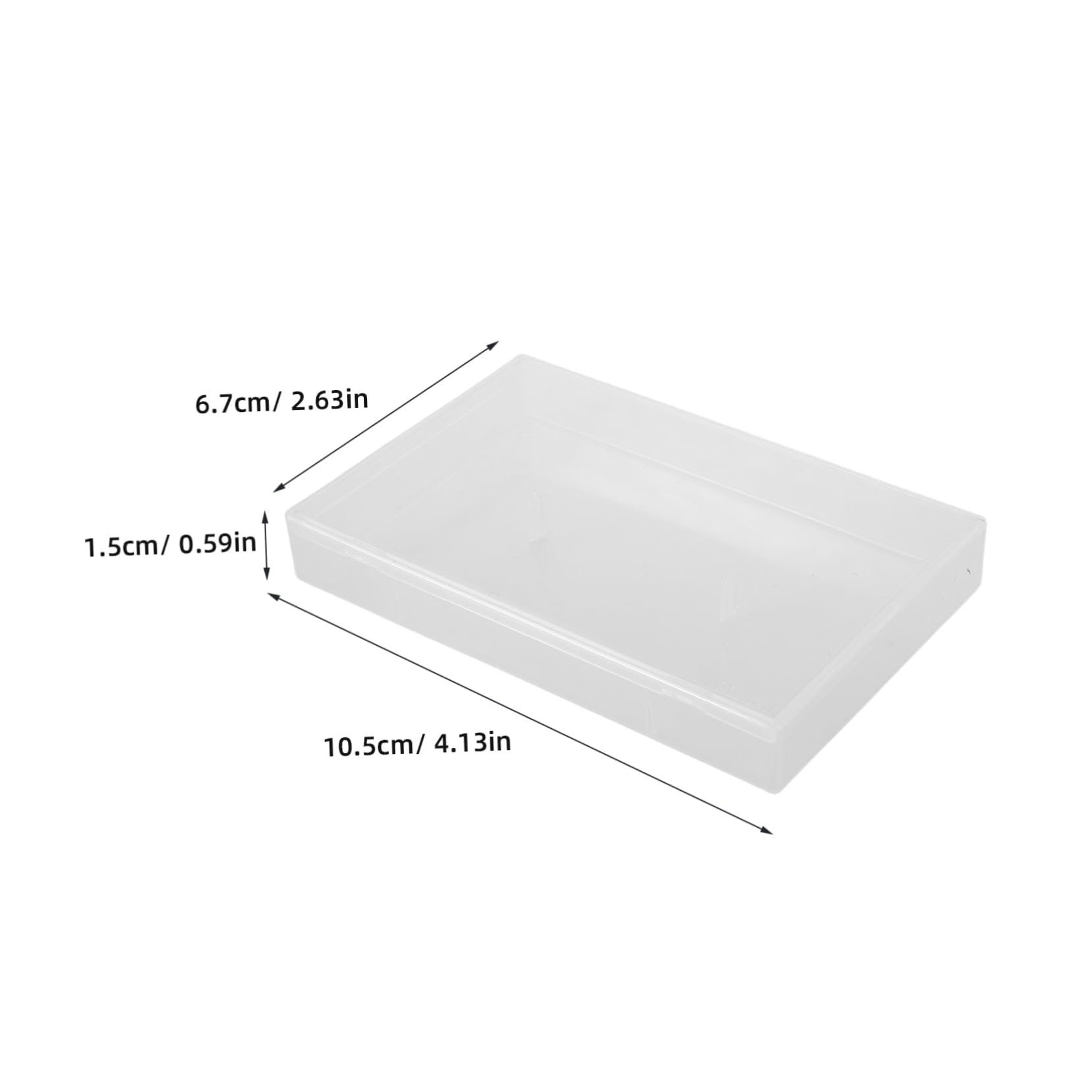 10pcs Plastic Cassette Tape Organizer Box for Collectors