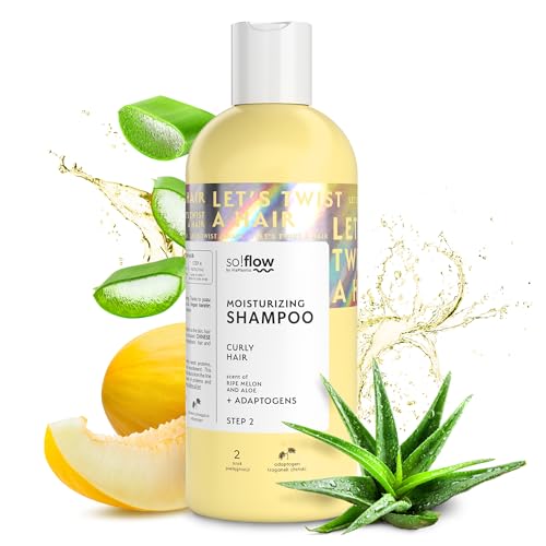 Soflow Shampoo Cabello Rizado Champu Rizo con Extractos Naturales para Definir y Nutrir Rizos Enriquecido con Ceramidas de Yuzu y Keratina Vegana para Elasticidad Brillo Ricos en Nutrientes