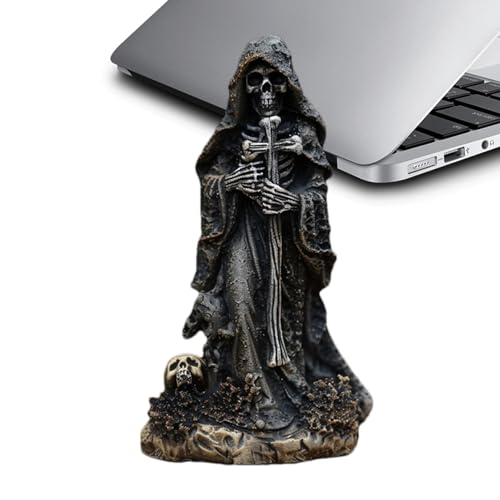 Figura decorativa del descenso del diablo - Figura decorativa del descenso del diablo de Halloween, escultura artística con detalles vívidos para el área de trabajo | Jardín, dormitorio, sala de estud