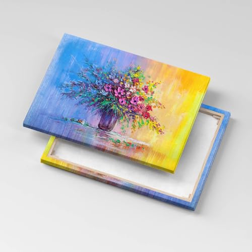Image Imprimée sur Toile Wallfluent Fleurs Premium Déco Murale 60x40cm - 5
