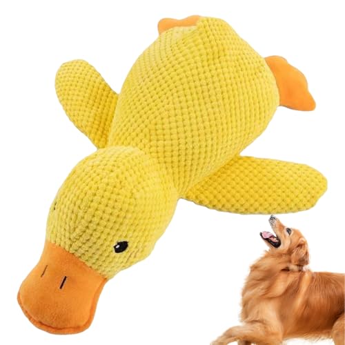 Matoebyr Jouet Anti-Stress pour Chien, Jouet Couineur De Canard en Peluche pour Chien, pour Chiens Et Animaux De Compagnie De Petite Et Moyenne