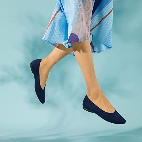 VIVAIA Almond-Toe Ballet Flats Women's Casual Flats Slip on Comfortable shoes cute flats for women(Tamia 2.0)2