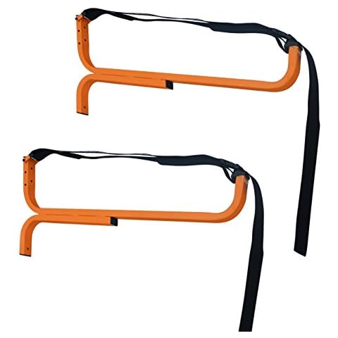 RAD Sportz Canoe Hanger Kayak Rack and Stand-Up Paddle Board Holder Yellow Holds up to 110 Pounds Cover