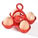 Egg Timer Color Changing, Egg Boiler Timer For Boiling Soft Medium Perfect Hard Boiled Eggs That Changes Color When Done | Boiled Eggs Maker No BPA(Red)