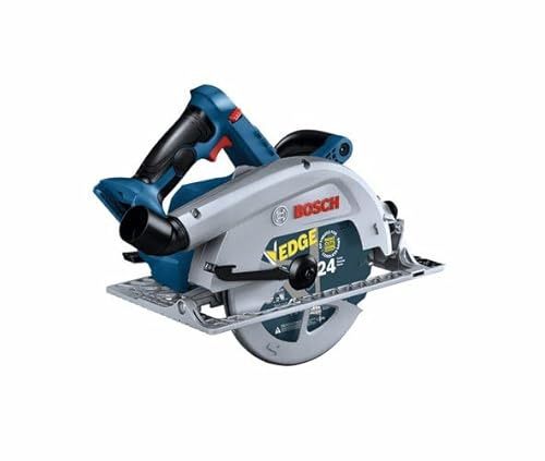 Image of BOSCH GKS18V-25GN PROFACTOR™ 18V 7-1/4" Circular Saw with Track Compatibility - BITURBO Brushless Technology, ECO Mode, One-Touch Depth Adjustment, 0-50° Bevel Range, Ergonomic Handle (Bare Tool)