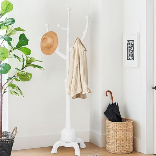 Bekrvio Perchero de madera maciza con 8