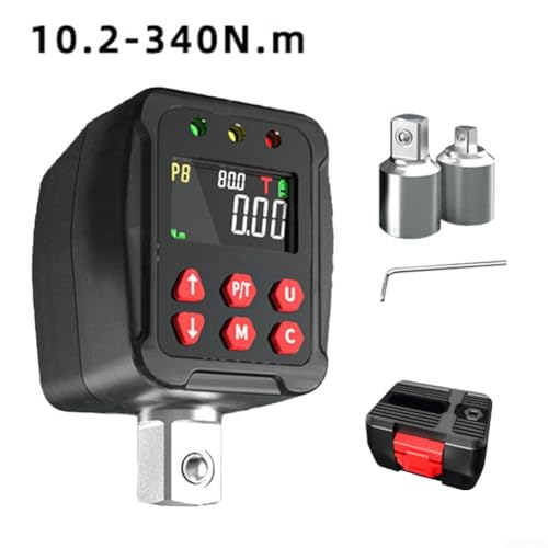 Adaptateur de clé dynamométrique numérique ± 1 % haute précision avec écran LCD rétroéclairé