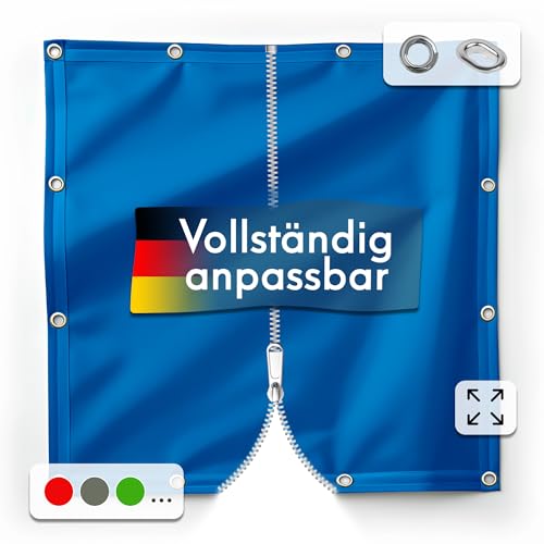 Fulcoline Maßgeschneiderte Planen Abdeckplane | 680 g/m bis 700 g/m | mit Saum und Ösen Handgefertigt & Robust Abdeckplane Wasserdicht Langlebiger UV-Schutz LKW Plane
