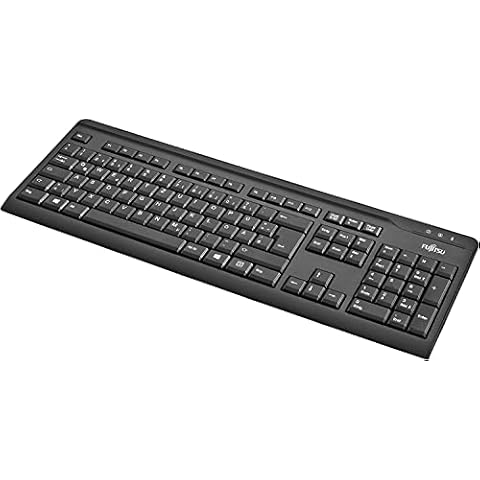 Fujitsu KB410 Tastatur USB QWERTZ Deutsch Schwarz Cover