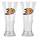 NHL Two Piece 19-Ounce Pilsner Glass Set - Primary Logo