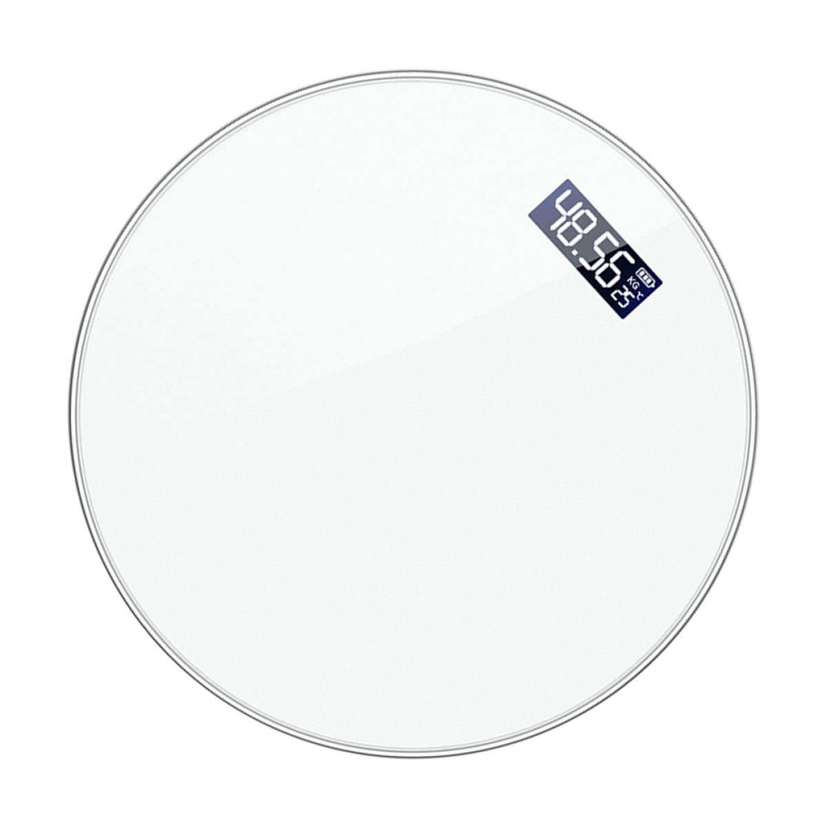 Präzisionswaage Körpergewichtswaage 0.2kg-180kg mit LED Anzeige Weiß