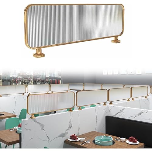Cloison de séparation en verre trempé pour bureau et table