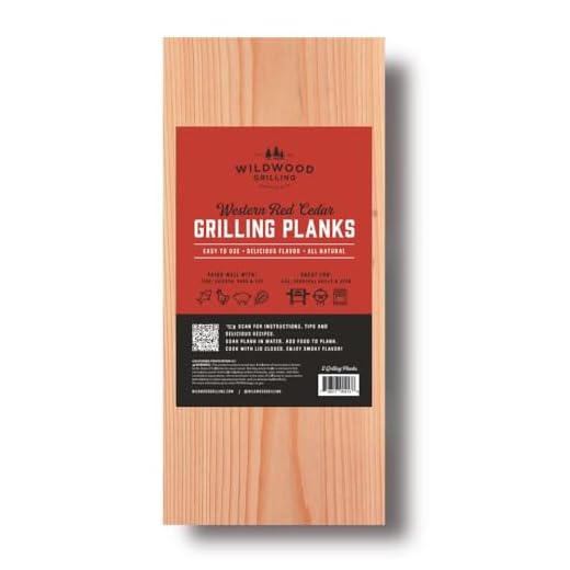 Cedar Grilling Planks (2-Pack): 5x11-2-4 Servings Each, USA-Made