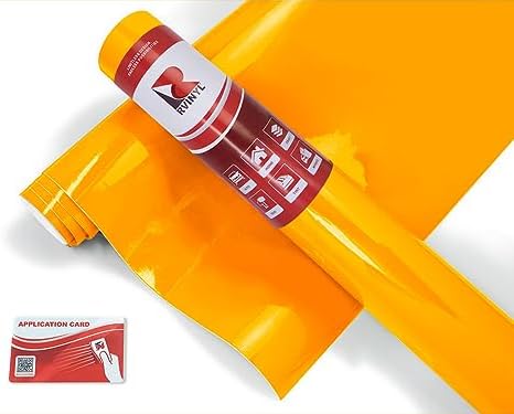 ORACAL 951 Golden Yellow 020 Premium Cast Film 2ft x 7ft Vinyl Film Sheet Roll - for Cricut, Silhouette Cameo, Craft and Sign Cutters