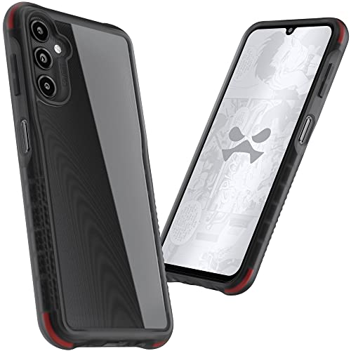 Image of Ghostek COVERT Shockproof Samsung Galaxy A14 Case Premium Thin Protective Phone Cover Slim Lightweight Design Heavy Duty Shock Absorbent Grip Bumper Designed for 2023 Samsung Galaxy A14 (6.6 inch) (Smoke)