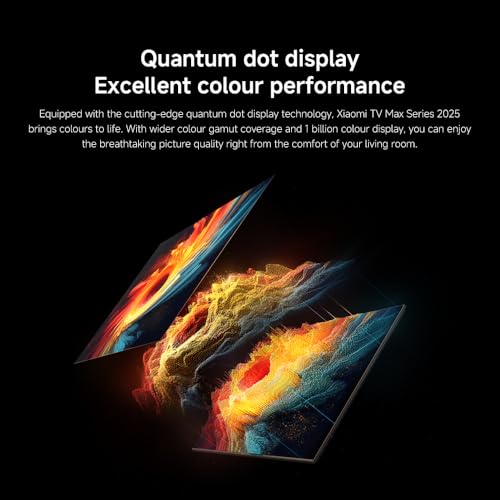 Image of Xiaomi TV Max 85 2025 | Ultra-large 4K display | Quantum Dot display | 144Hz refresh rate, Dolby Vision, Dolby Atmos | AI processor | Google TV