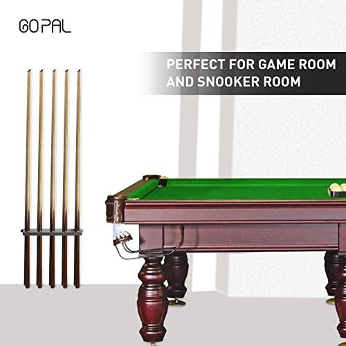 Go Pal Cues Pool Cue Rack Wall Mounted, Pool Stick Holder Billiard Cue Racks, Game Room Accessories, 1-Piece #TOP4