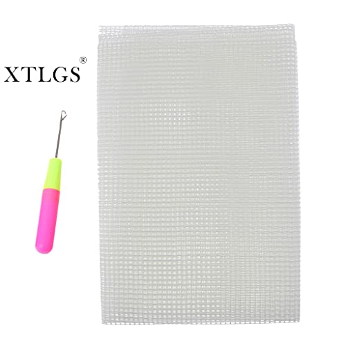 Fandgok 100X150Cm Blank Rug Hooking Mesh Canvas Latch Hook Rug Making Carpet Tapestry Diy Kit Tool For Embroidery Crafts Decoration #TOP2