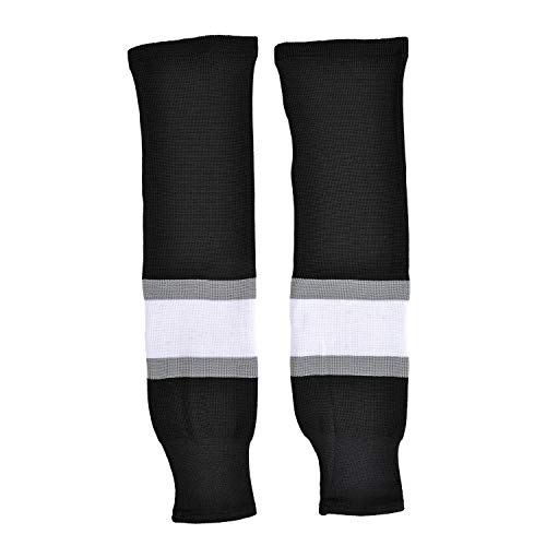 Sherwood Kinder Stutzen Sher-Wood NHL, Schwarz/Weiß/Grau, Junior