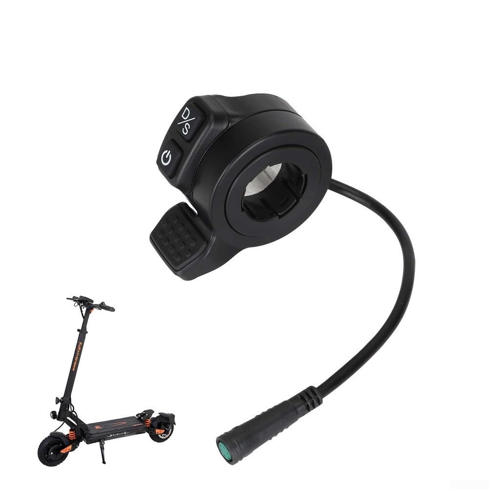Gdfnmogo Para Kukirin G2 Master Scooter conjunto del acelerador con palanca de cambios de doble botón, interruptor de encendido integrado y accionamiento para una aceleración suave y precisa