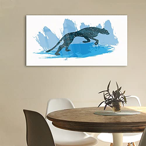 Tableau acrylique léopard 100x50cm pour sublimer un mur vide - 3
