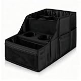 LLPHOACI Car Seat Organizer Backseat and Passenger Seat Organizer with 9 Compartments...