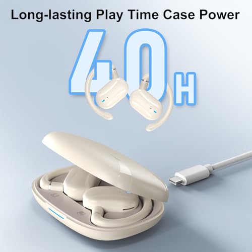 SIXTHGU Wireless Earbuds, Bluetooth 5.4 Crystal Design Headphone with 3D Big Bass Stereo Sound, 50 Hours Playtime — view 5
